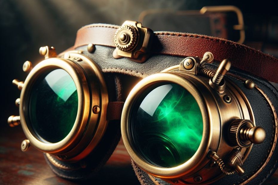 Steampunk goggles
